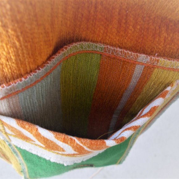 Handmade Oralba Colorful Fabric Crossbody Purse - Picture 7 of 8